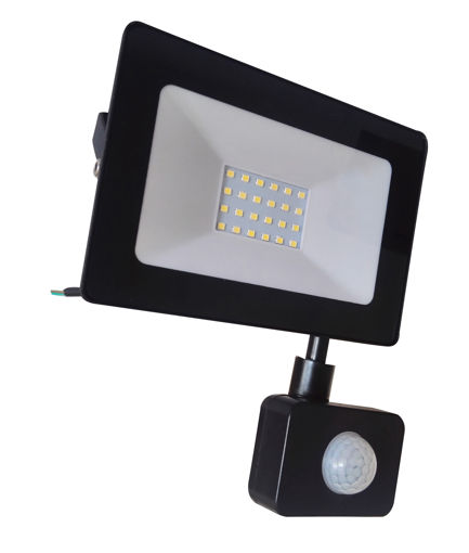 Προβολέας LED 10W with sensor SMD 6400K Slim-100014