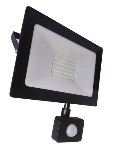 Προβολέας LED 50W with sensor SMD 6400K Slim-100017