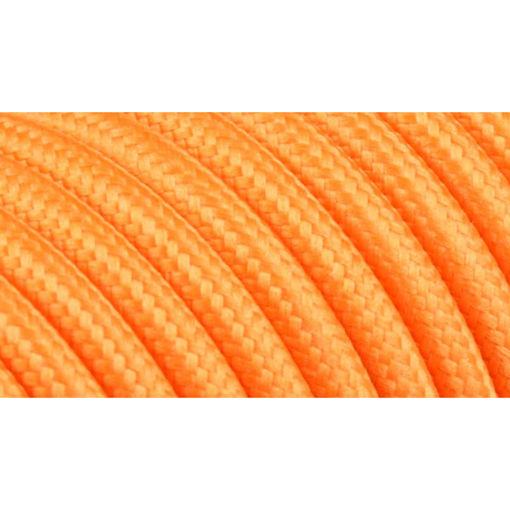 Διακοσμητικό υφασμάτινο καλώδιο  Πορτοκαλί-701054