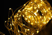 Λαμπάκια LED με χρυσό σύρμα 100L με τροφοδοτικό & controller Θερμό Φως-841015