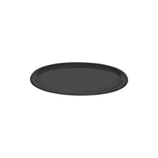 Δίσκος Οβάλ 29,5x21cm Μαύρος-407401