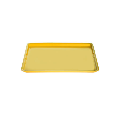 Δίσκος παρ/μος 27,5x20cm Κίτρινος-407302