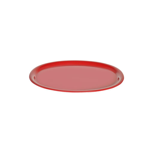 Δίσκος Οβάλ 29,5x21cm Κόκκινος-407201