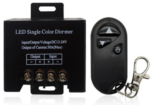 Picture of ΑΣΥΡΜ. DIMMER CONTR. 12V/24V 30Α ΓΙΑ ΜΟΝΟΧΡ. ΤΑΙΝΙΑ