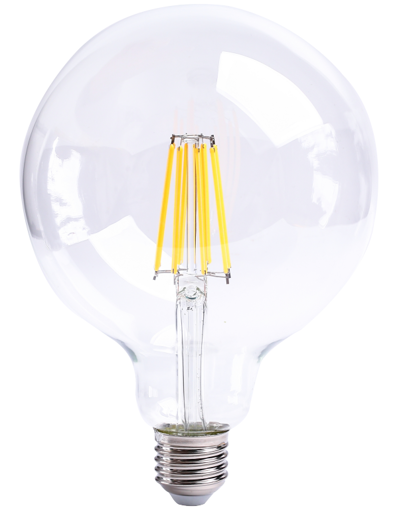 Εικόνα από Λάμπα LED G125 Filament 10W E27 clear 2700Κ Dimmable