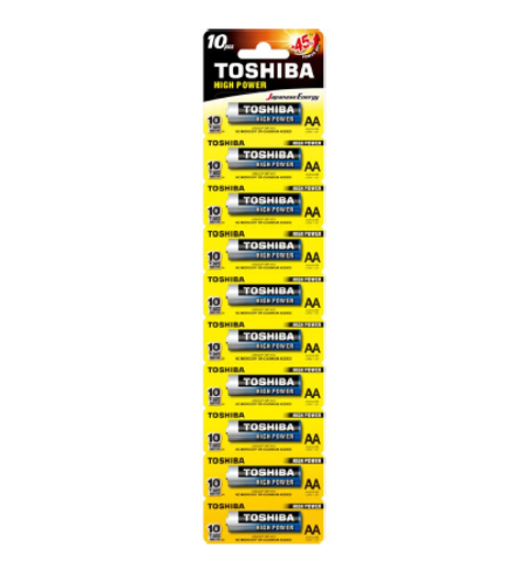Εικόνα από Μπαταρίες Toshiba High Power AA (blister 10 τεμαχίων) -  LR6GCP BP-1X10