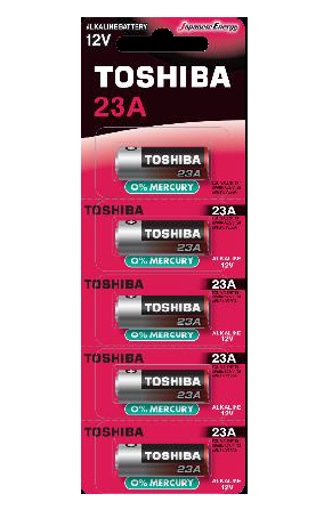 Εικόνα από Toshiba αλκαλική  23A (blister 5 τεμ)- 23A BP-5C