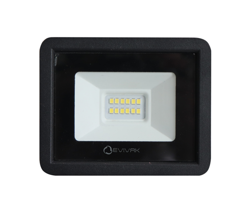 Εικόνα από Προβολέας LED 10W SMD 6400K Slim Μαύρος