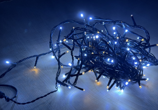Εικόνα από Λαμπάκια LED 200L με πρόγραμμα + επεκτειν. Θερμό+Ψυχρό 10m 31V IP44