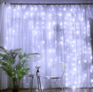 Εικόνα από Κουρτίνα LED  συμμετρική 360L  (20σειρές x 18LED) 2x2m επεκτεινόμενη διάφανο καλ. ψυχρό  31V IP44