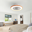 Εικόνα από Ανεμιστ. Οροφής DC35W με τηλ/ριο LED 30W Venere Wood