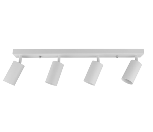 Εικόνα από Σποτ τετραπλή μπάρα Dario 4xGU10 Φ55mm Λευκό