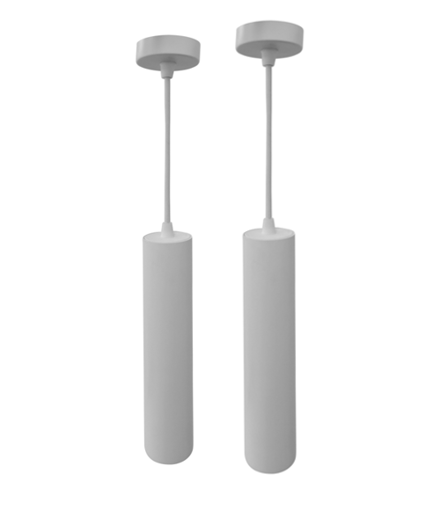 Εικόνα από Κρεμαστό φωτιστικό σποτ  Viola GU10  Φ55x500mm Λευκό