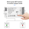 Εικόνα από 2.4G RF Controller για ταινία LED 2σε1 (DIM/CCT)