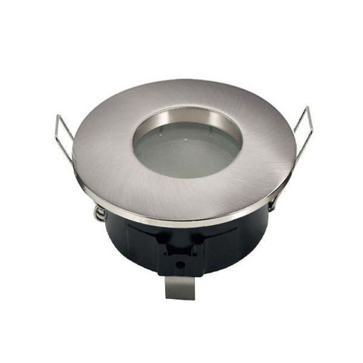 Εικόνα από Σποτ χωνευτό αλουμινίου inox GU10 στεγανό IP65