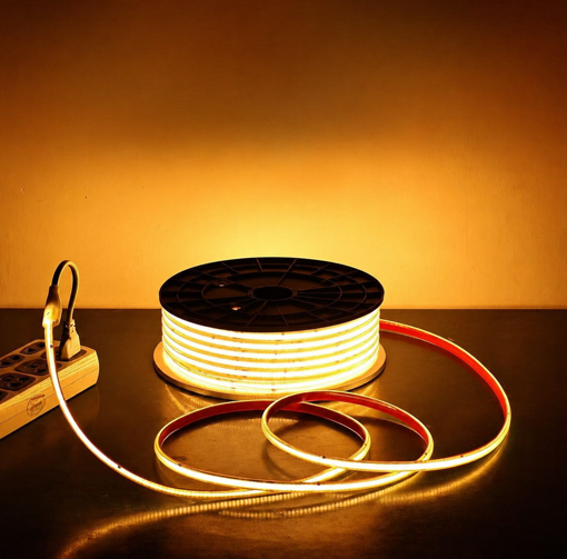 Εικόνα από Tαινία LED COB 12W/m 220V 296L/m IP65 3000K 50m