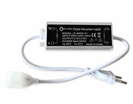 Εικόνα από Flicker free Τροφοδοτικό 600W/220V για ταινία έως 50m