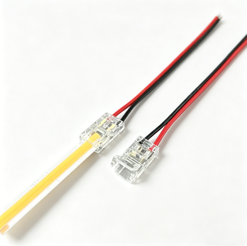 Εικόνα από Connector με καλώδιο για μονόχρωμη ταινία COB ή SMD (8mm)