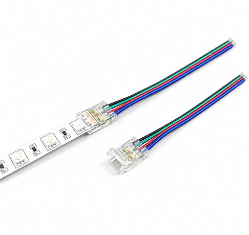 Εικόνα από Connector με καλώδιο για RGB ταινία SMD (10mm)